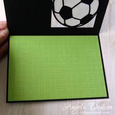 A great card for kids who love their soccer! Make A Football Themed Birthday Card