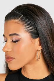 Black Stretch Zig Zag Headband