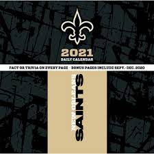 If you fail, then bless your heart. New Orleans Saints Desk Calendar Calendars Com