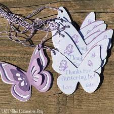 Butterfly Favor Tags Butterfly Birthday Butterfly Party Etsy Butterfly Baby Shower Theme Butterfly Party Favors Butterfly Themed Birthday Party
