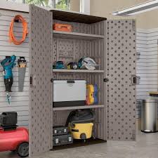 It's like christmas morning, except in october, and i bought my own presents. Suncast Resin Freestanding Garage Cabinet In Platinum 40 In W X 80 In H X 20 In D Bmc8000d The Home Depot