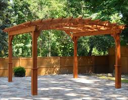 Valencia 11' x 11' aluminum pergola with the look of chilean wood grain finish and a cocoa color convertible canopy. Pin By Thresa Whitaker On Garden Secrets And Tips Free Standing Pergola Pergola Cost Outdoor Pergola