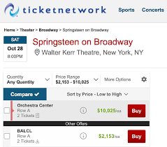 Ticketmasters Springsteen On Broadway Backfire Best
