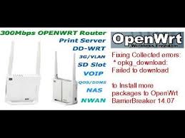 For users this means the ability for full customization, to use the device in ways never envisioned. How To Fix Openwrt Opkg Download Failed To Install Packages To Oye Mini Wifi Router Youtube