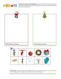 Eight symmetry worksheets with a christmas theme! Christmas Worksheets Kidoti