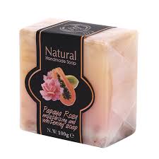 1pc Handmade Papaya Whitening Soap Lightening Skin Moisturizing Cleansing Bath Soap 111g 5 5cm X 5 5cm X 3cm Soap Aliexpress