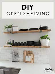 Collection by kitchen design ideas. Diy Kitchen Open Shelving Sammy On State Kitchen Sammy Shelving State Decor Decortip Diy Kitchen Renovation Diy Open Shelving Kitchen Remodeling Projects