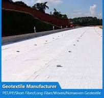 350g Serat Pendek PP untuk Pertanian Konstruksi Geotekstil ...