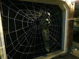 Maybe you would like to learn more about one of these? Spider Victim This Would Be Great For A Large Wall In The Basement Or O Halloween Haunted House Decorations Halloween Garage Halloween Outdoor Decorations