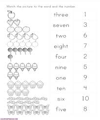 Match The Numbers And Words Number Words Worksheets Number Words Kids Math Worksheets