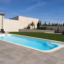 Coque De Piscine 8x4m A Fond Plat En Polyester