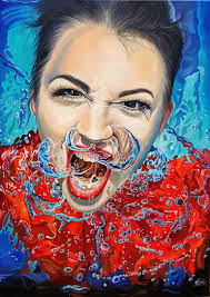 SILENT SCREAM Painting by Raceanu Mihai-Adrian