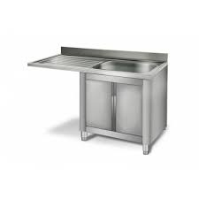 Il s'installe, en général, dans la cuvette de nettoyage de l'évier et dispose des mêmes. Meuble Sous Evier Professionnel Pour Lave Vaisselle 1 Cuve A Droite 40 X 50 X 25 Cm 1 2 X 0 7 M Equipementpro Cdiscount Maison