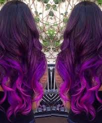 Purple is a great choice for a carefree trendy lady, and balayage is lower maintenance than a full dye. Pink And Purple Ombre Hair Tips What S New