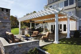 Awnings come in a variety of styles. Pergola Canopy And Pergola Covers Patio Shade Options And Ideas
