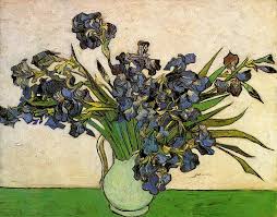 Vincent van gogh vase with cornflowers and poppies art print. Hd Wallpaper Flowers Vase Still Life Vincent Van Gogh Vase With Irises Wallpaper Flare
