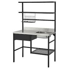 Ravaror Minicucina Nero 112x60x178 Cm Ikea It Mini Cuisine Ikea Kitchen Ikea