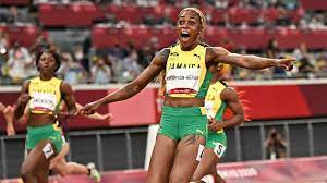 The champion's blistering 10.61 seconds time has only ever been bettered by the late florence. Lj3lbqvvnecnm