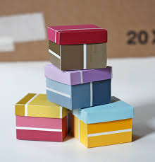How To Make Boxes From Paint Swatches Products I Love