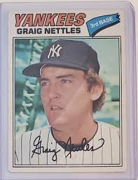 1977 Topps #20 Graig Nettles New York Yankees Baseball Card