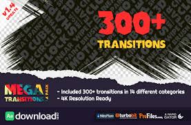 Video transition effects are used to let the viewer know that the scene has changed and that they are now viewing another point of view in the narrative. Free Transition After Effects Template
