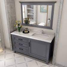 The bathroom vanity set will be a focal point in your bathroom. 360usd 40inch Grey Bathroom Vanity Cabinet Different Size Is Available Grey Bathroom Vanity 40 Inch Bathroom Vanity Grey Bathroom Cabinets
