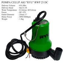 Mesin pompa air jenis ini memang kebanyakan dipasang pada jenis sumur dalam baik sumur besar maupun sumur bor namun tetap memiliki batasan spesifikasi daya hisap maksimun untuk kedalaman 60 meter. Pompa Air Celup Ryu Rwp 25 Dc Water Pump Mesin Kolam Ikan 12v Shopee Indonesia
