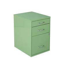 This stylish file cabinet boasts a simple, contemporary design. Osp Designs 22 In Green File Cabinet Hpbf6 Rona
