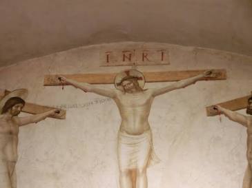 The INRI titulus plaque used as a warning to the public, AI generated