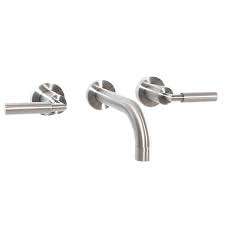 eden bath brushed nickel 2 handle wall