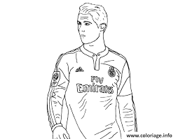 Veste adidas espagne 2020 eu. Coloriage Cristiano Ronaldo Real Madrid Espagne Equipe De Foot Dessin Ronaldo A Imprimer