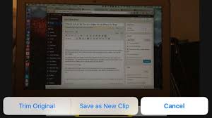 If you don't want to record the audio, simply tap on it to mute it. How To Cut A Clip Out Of A Video On An Iphone Or Ipad