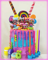 Getting a distinct cake that meets the birthday girl's expectations. Lol Surprise Dolls Birthday Cake Funny Birthday Cakes Doll Birthday Cake Lol Doll Cake