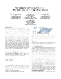 Thesis statement cannot be a question as it itself answers the main question of the paper. Pdf Non Cooperative Spectrum Access The Dedicated Vs Free Spectrum Choice