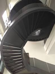 The stairs arrived with dozens of deep scratches, which demax refused to rectify. Awesome Europe Grey Glass Balustrade Curved Stairs Helical Staircase Modern Staircase Other By Demax Staircase Railing Houzz