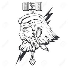 Scandinavian God Of Thunder And Storm Hand Drawing Of Thor S Royalty Free Cliparts Vectors And Stock Illustration Image 104096029 It is an old style silver plated hammer. scandinavian god of thunder and storm hand drawing of thor s