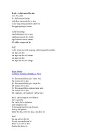 Karaoke lagu batak lirik tanpa vokal.dipopulerkan oleh victor hutabarat. Sai Anju Ma Au Lirik Terjemahan Masnurul