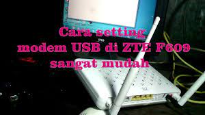 Cara mengaktifkan wifi di windows 7. Setting Usb Modem Gsm Di Router Indihome Zte F609 Youtube