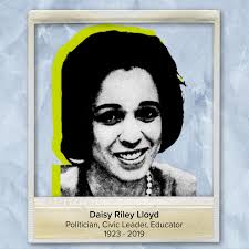 Next in our tribute to Black History Month, we commemorate Daisy Riley  Lloyd for her efforts to further equal rights, end segregation, and create  fair housing and home ownership opportunities for the