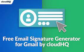 Gmail signature generator by wisestamp go to wisestamp's free email signature maker. Free Email Signature Generator By Cloudhq