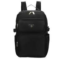 Bolsa Mochila Hazel Nylon Santino Preta SAB410U01