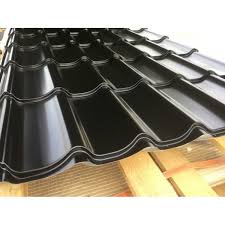 Panneau Tuile Coloris Noir Pour Toiture Metallique Prix 8 70 M2