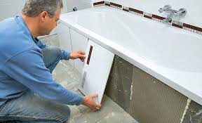 Schwänlein® mobile badewanne für erwachsene xl, ideal für das kleines badezimmer, 123 * 51 * 63cm, stylisch und stimmungsvoll (weiß) mobile badewanne für erwachsene für xl größe. Badwannenverkleidung Selbst De