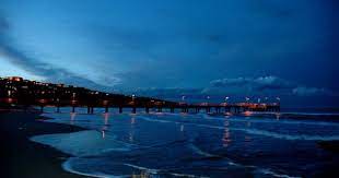 Vasto Dal Mare Di Notte Outdoor Photo San
