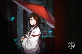 Draw a simple upside down triangle without the base for the nose and a wide u for the mouth. 4530414 Anime Blue Eyes Long Hair Anime Girls Kimono Japanese Clothes Wallpaper Mocah Hd Wallpapers