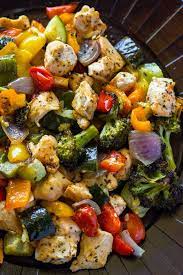 15 Minute Healthy Roasted Chicken And Veggies Video Recipes Meals Healthy Recipes
