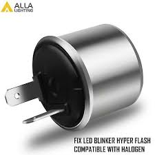 3 pin adjustable electronic led flasher relay for car turn signal blinker light. Alla Lighting Turn Signal Hazard Led Flasher Relay Cf13 3pin No Fast Hyper Flash Auto Parts And Vehicles Car Truck Led Light Bulbs Magenta Cl