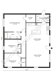 1 bedroom house plans for sale! Top 20 Barndominium Floor Plans