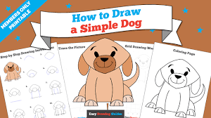 (n 29 ridiculously easy srepg! How To Draw A Simple Dog Easy Drawing Guides