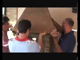 Superbe Barbecue En Brique Refractaire Barbecue En Pierre Reconstituee Montage Youtube